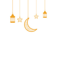 Star Moon Islamic Decoration