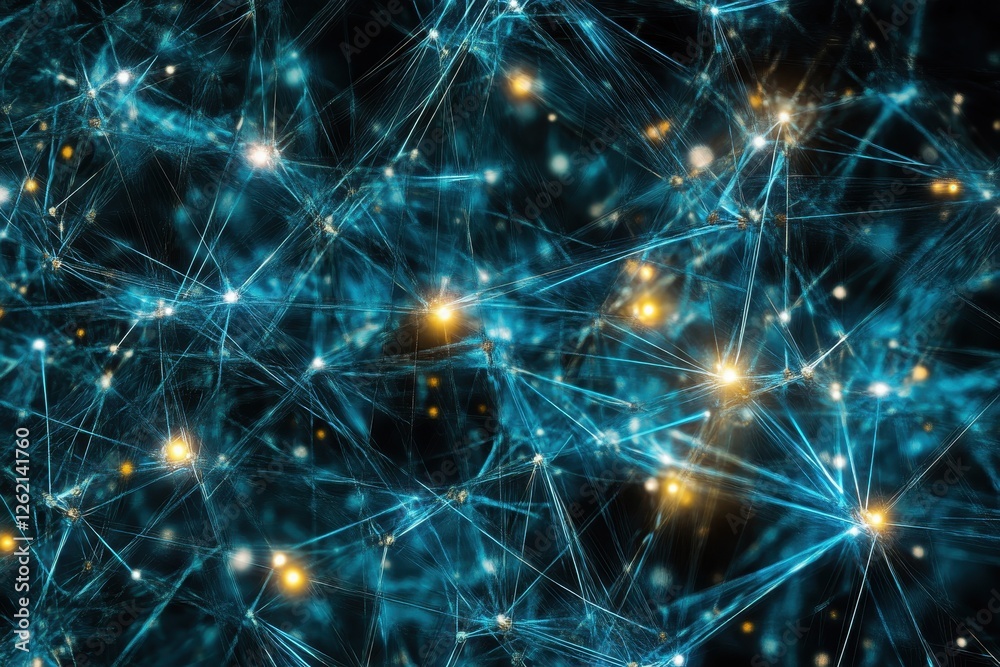 Leinwandbilder abstract network connection background showcasing technology and connectivity in a digital universe,