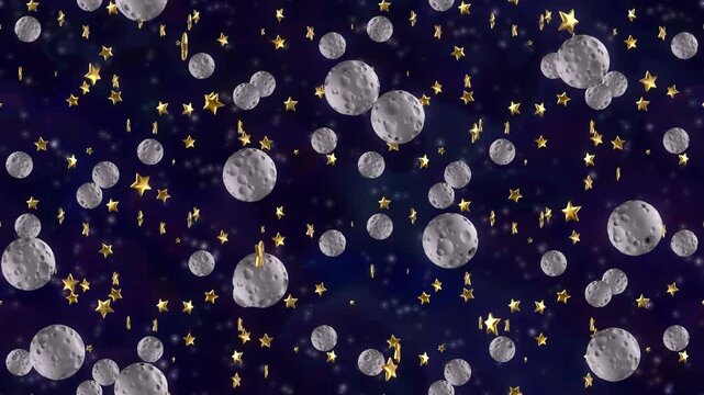 space moon vintage retro sci fi loop tile Rising Background. This is a vintage loopable and tileable retro wallpaper