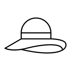 Pamela Hat outline icon