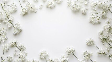 Clean and pure white background that provides a simple and versatile space, ideal for various types of shoots or as a backdrop for creative works
