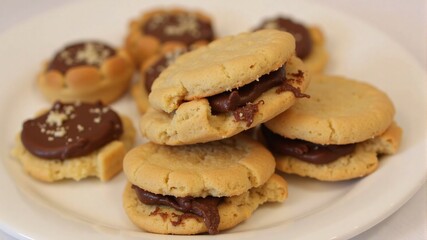 Chocolate Hazelnut Sandwich Cookies