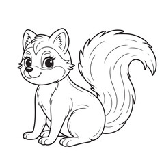 Fototapeta premium Silhouettes of woodland animals