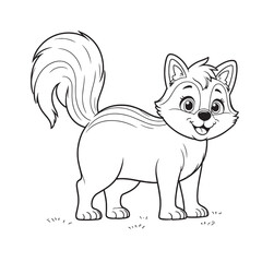 Obraz premium Silhouettes of woodland animals