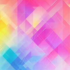 Pastel colored background - geometric shapes