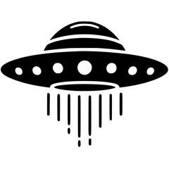 UFO logo silhouette
