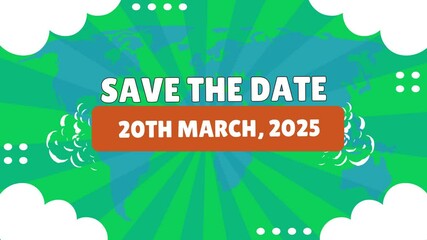 20th of March 2025 mar 25  20 save the date for March 2025 mar 25  month animated background video .mp4
