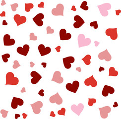 Valentine Day Heart Seamless Pattern