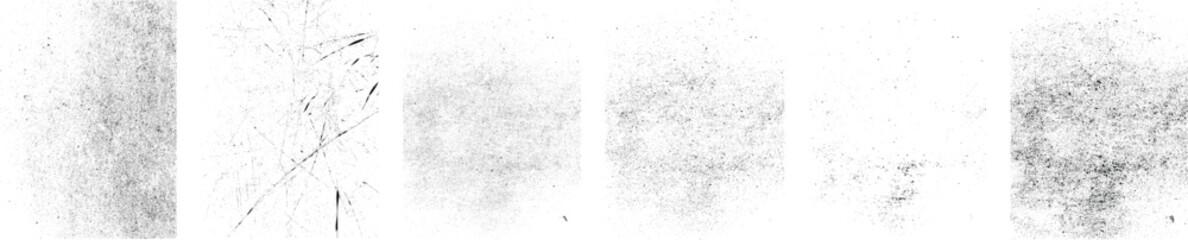 Grunge textures set. Collection of vector, distress, textures .Simply Place grungy textured overlay over any Object to Create grunge ,dirty effect .Various distressed texture for your design. 
