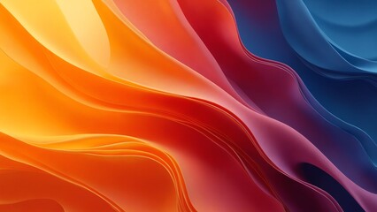 Obraz premium Abstract composition in shades of orange, showcasing modern design and vibrant colors