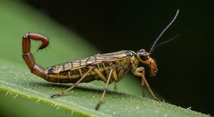 Scorpionfly Macro Photography