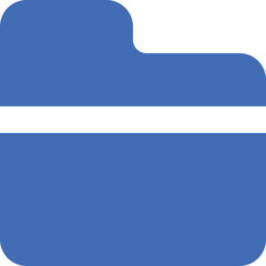 Folder Fill icon logo design