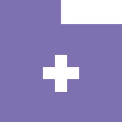 Fototapeta premium Folder Plus Fill icon logo design 