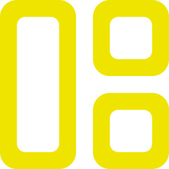 Gallery Grid View icon logo design 