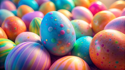 Fototapeta premium Artistic Pastel Easter Egg Wallpaper: High-Resolution Digital Design