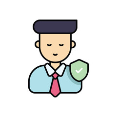 Insurance vector icon