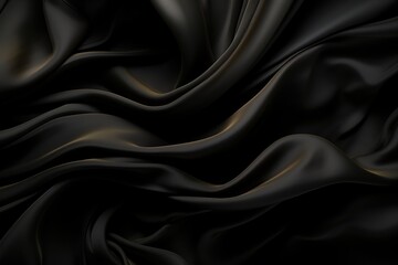 Obraz premium Black Silk Texture 