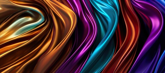 Shiny Multichromatic 3D Backgrounds
