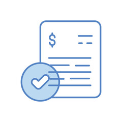 Expense Report vector icon