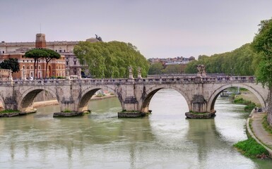 Naklejka premium grands monuments à Rome en Italie