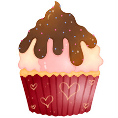Lovely Valentines Cupcake