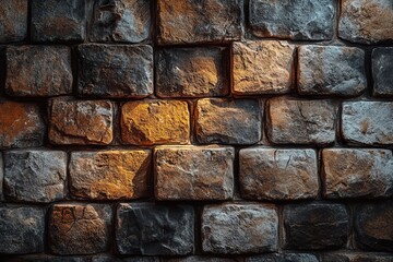 Obraz premium Ancient Gothic Brick Wall Texture 