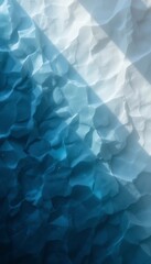 Glacial Ice Abstract Texture Sunlit Blue