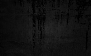 Old and cracked dark cement texture with black mold