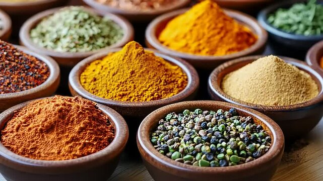Aromatic Spices Collection: Diverse Culinary Delights
