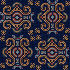 Pattern, ornament,  tracery, mosaic ethnic, folk, national, geometric  for fabric, interior, ceramic, furniture in the Arabian  style.