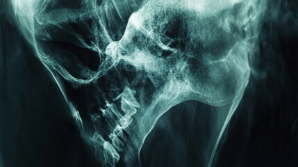 X-ray of a patient with a torn meniscus of the knee joint in a man and diagnosis