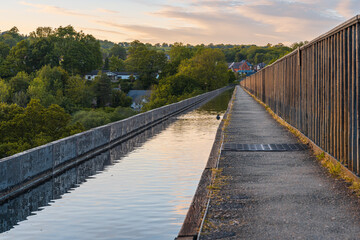 Fototapeta premium The Pontcysyllte Aqueduct in Trevor, Wales, UK