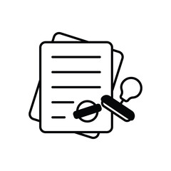 Loan Agreement vector icon