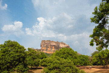 The ancient building Lion Rock is located in Sri Lanka.