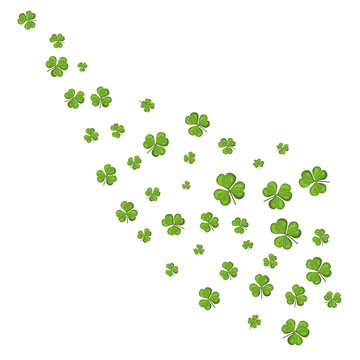 St. Patricks Day Clover Wave