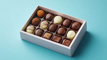 Assorted Chocolate Truffles in Elegant Gift Box
