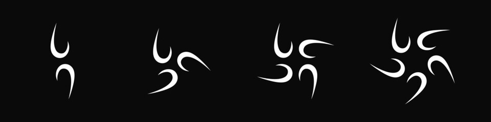 Obraz premium Retrofuturistic Y2K Elements for Graphic Projects.