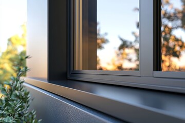 Obraz premium Mockup poster frame close up in interior background, 3d render, Generative AI