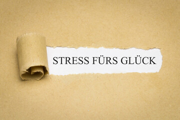 Stress fürs Glück