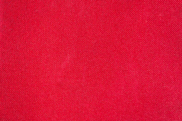 Red Fabric Texture Background for Design and Decoration