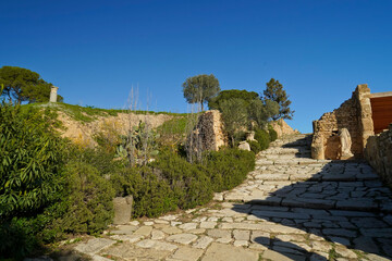 Il complesso archeologico con i resti dell'antica città punica di Cartagine. TUNISIA, Area...