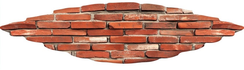Obraz premium Ornate Brick Wall Section