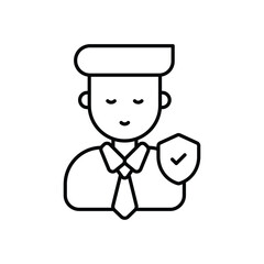 Insurance vector icon