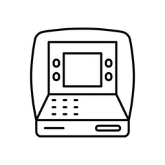 Fototapeta premium ATM vector icon