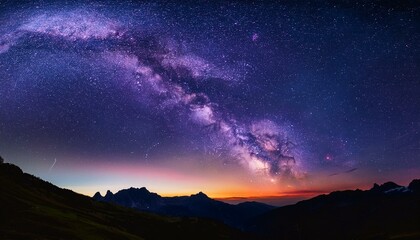 壮麗な天の川と星空の高解像度画像