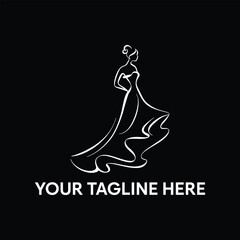 Buteary Fashion Logo Design Vector