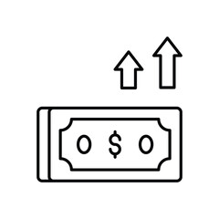 Profit vector icon