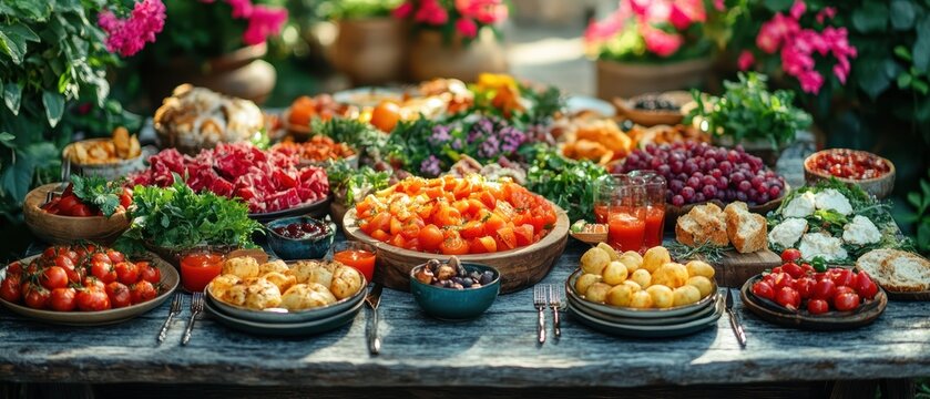 Vibrant Family Gathering with Zero Waste Theme