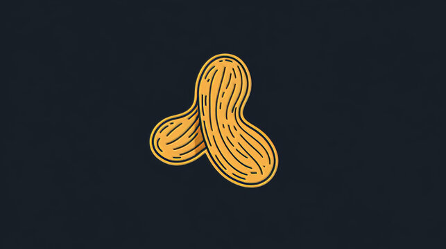 recommend clip art: Peanut isolated outline groundnut, vegetarian food icon. Vector peanut oil, butter ingredient, unpeeled peanut in husk, thin line