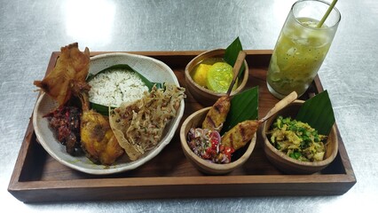 Authentic Balinese Cuisine: Nasi Campur, Sanur Soup, Sate Lilit, and Sayur Lawar
